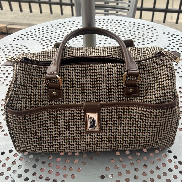 London Fog Brown and Cream Tote Bag - Picture 1 of 1